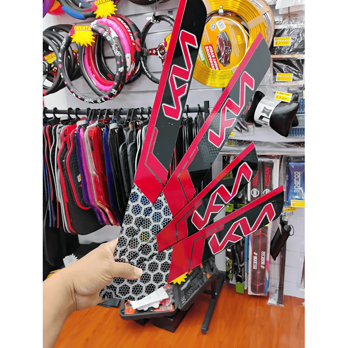 ¡Oferta de liquidación! Cubre Zócalos / Pisadera Multifunción en Acrílico Protector para Autos Universal Kia logo nuevo 1