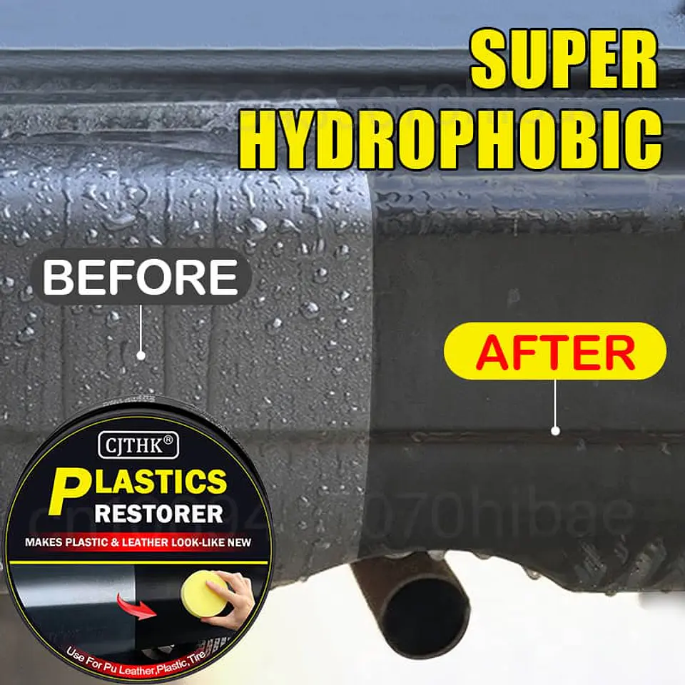 Crema renovadora de piezas plásticas para interior y exterior de autos 2