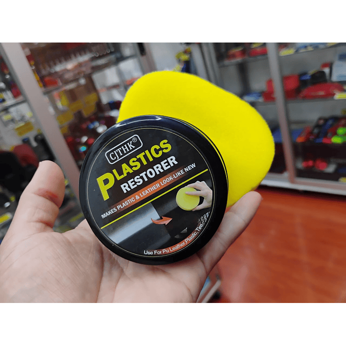 🔥💯Oferta especial💯🔥 Crema renovadora de piezas plásticas para interior y exterior de autos.  1