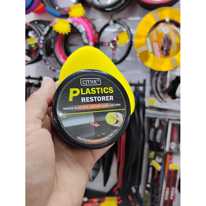 🔥💯Oferta especial💯🔥 Crema renovadora de piezas plásticas para interior y exterior de autos.  7