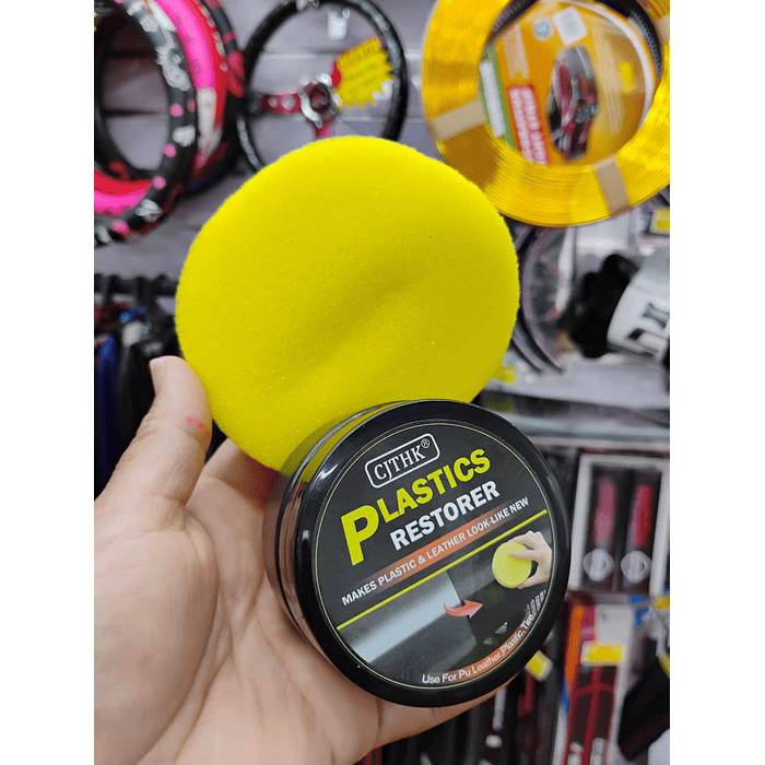 🔥💯Oferta especial💯🔥 Crema renovadora de piezas plásticas para interior y exterior de autos.  9