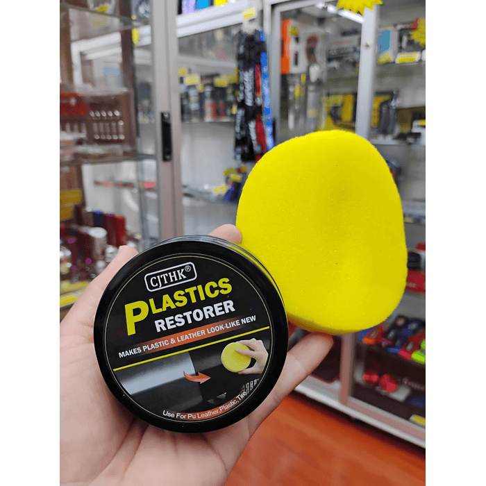 🔥💯Oferta especial💯🔥 Crema renovadora de piezas plásticas para interior y exterior de autos.  11