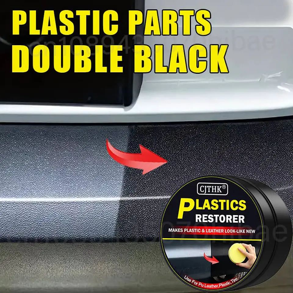 Crema renovadora de piezas plásticas para interior y exterior de autos 10