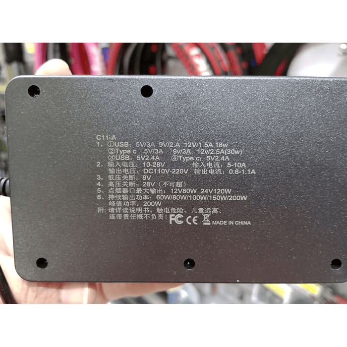 💥 LIQUIDACION 💥  Inversor 200W para Auto 12V/24V a 220V AC 🚗 💰Precio: 22990 pesos 2