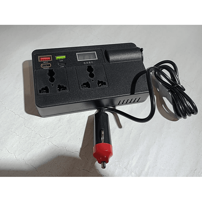 💥 LIQUIDACION 💥  Inversor 200W para Auto 12V/24V a 220V AC 🚗 💰Precio: 22990 pesos 17