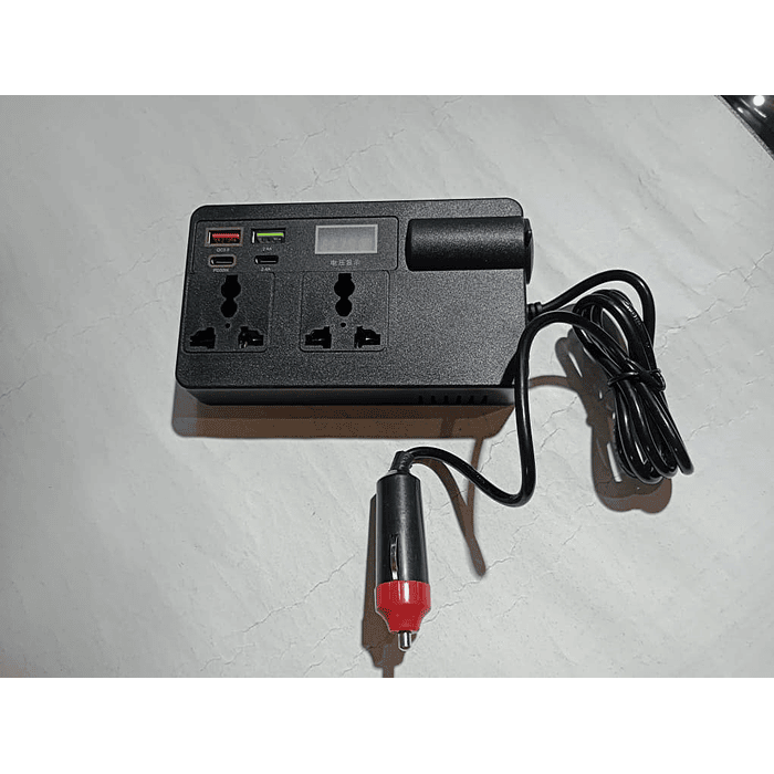 💥 LIQUIDACION 💥  Inversor 200W para Auto 12V/24V a 220V AC 🚗 💰Precio: 22990 pesos 22