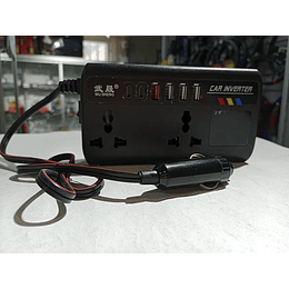 💥 Liquidación total 💥 🚗Inversor de Corriente para autos 12V/24V a 220V AC 200W  