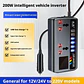 Inversor de Corriente para autos 12V/24V a 220V AC 200W - Miniatura 11