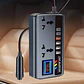 Inversor de Corriente para autos 12V/24V a 220V AC 200W - Miniatura 24