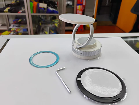 Soporte de teléfono magnético de metal ventosa o sopapo al vacío