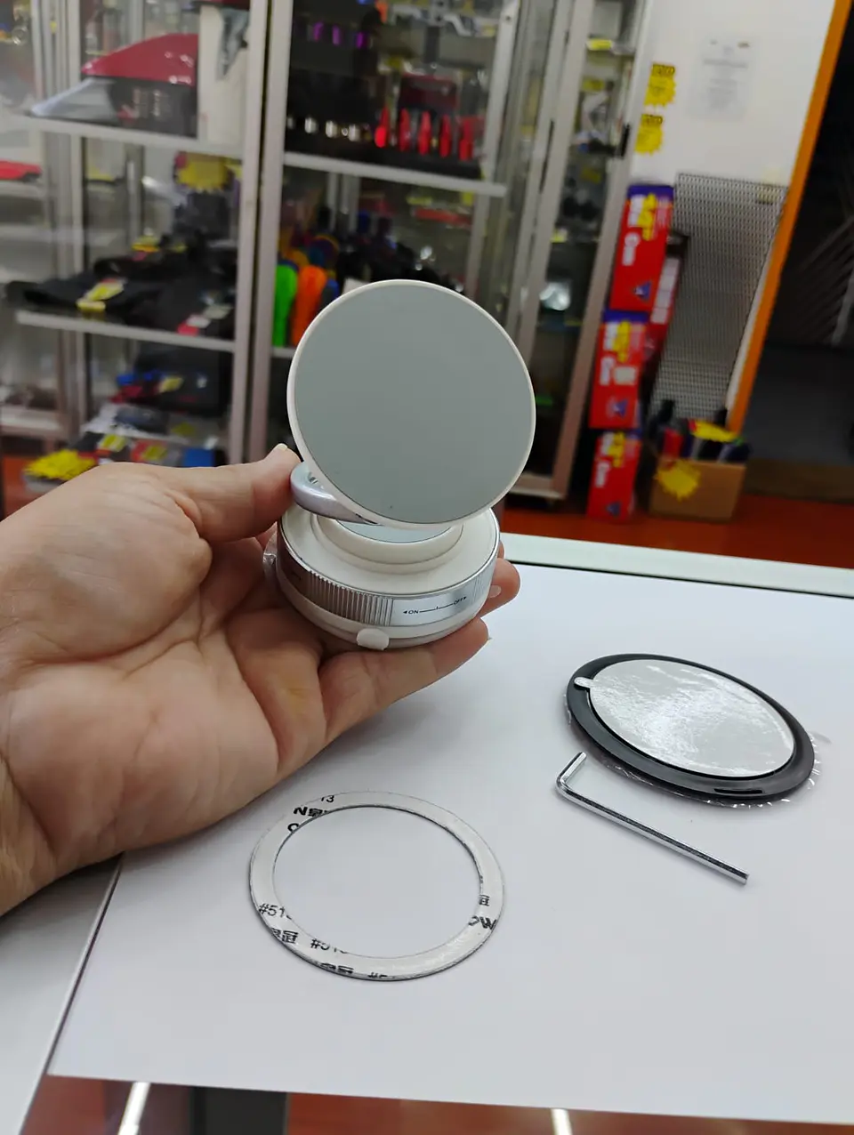 Soporte de teléfono magnético de metal ventosa o sopapo al vacío 9