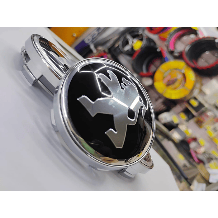 ¡Gran oferta! 🚗💥 *Set x4 Tapas para Centro de Llantas PEUGEOT borde plata* 5