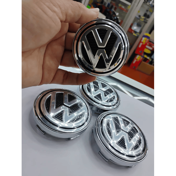 ¡Gran oferta! 🚗💥 *Set x4 Tapas para Centro de Llantas  VOLKSWAGEN * . 4