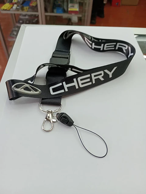 Relámpago llavero tuning lanyard chery (negro)