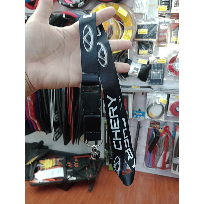 *🔥OFERTA RELÁMPAGO 🔥* *LLAVERO TUNING LANYARD CHERY (NEGRO)* 3