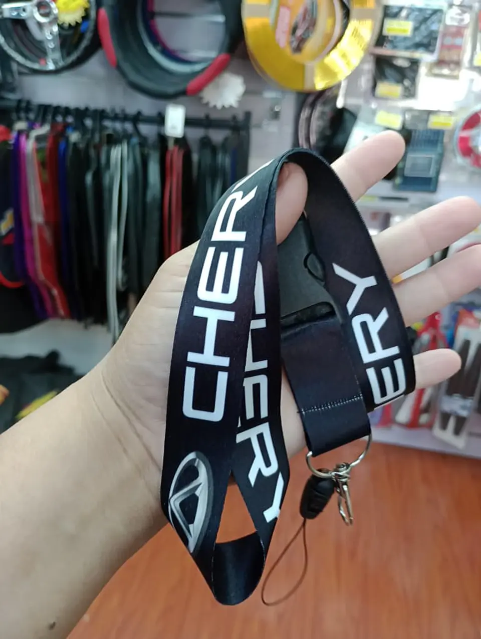 Relámpago llavero tuning lanyard chery (negro) 5