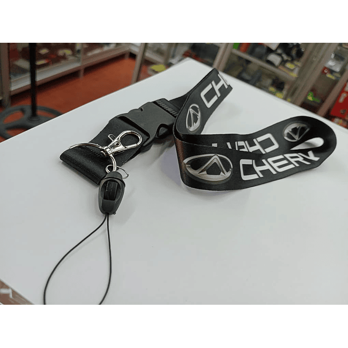 *🔥OFERTA RELÁMPAGO 🔥* *LLAVERO TUNING LANYARD CHERY (NEGRO)* 6