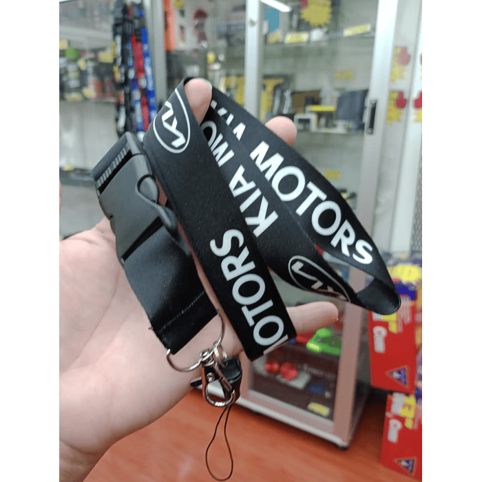 *🔥OFERTA RELÁMPAGO 🔥*   *LLAVERO TUNING LANYARD KIA (NEGRO)*  1
