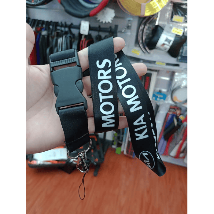*🔥OFERTA RELÁMPAGO 🔥*   *LLAVERO TUNING LANYARD KIA (NEGRO)*  3