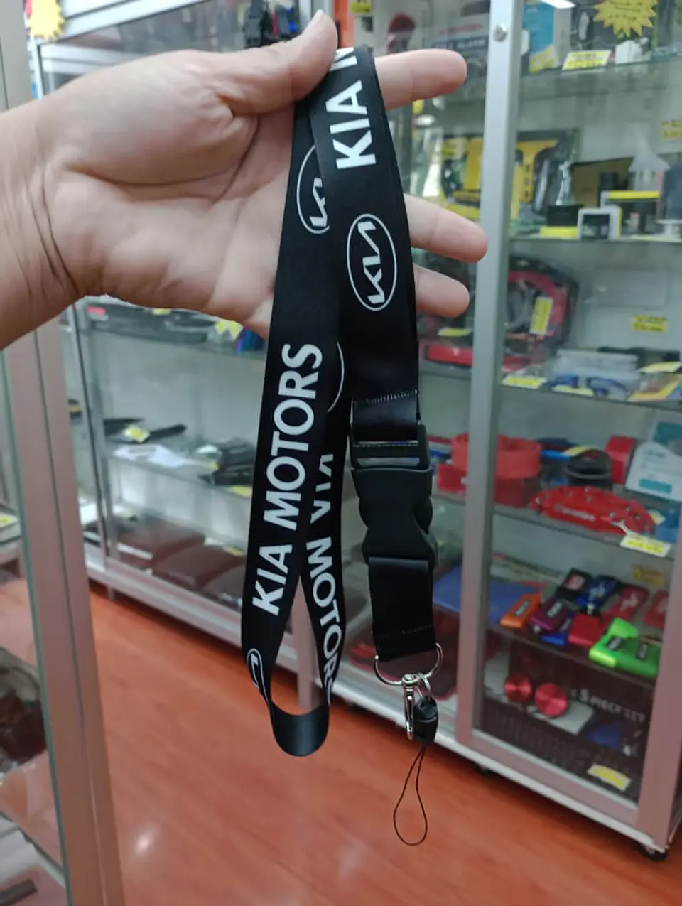 Relámpago llavero tuning lanyard kia (negro) 4