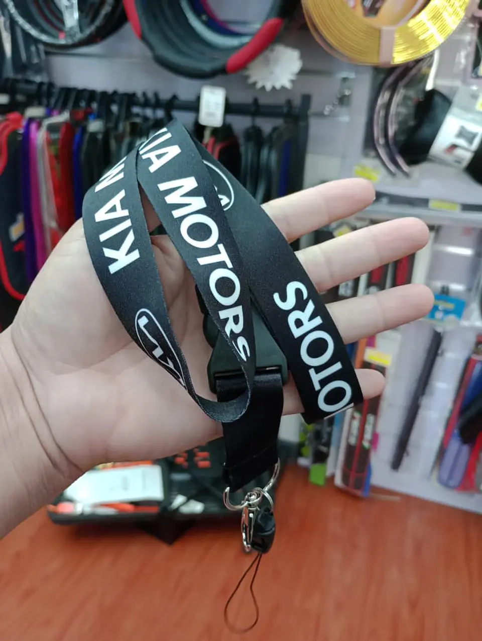 Relámpago llavero tuning lanyard kia (negro) 5