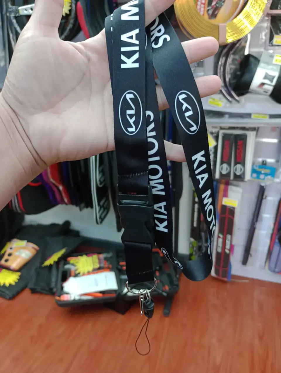 Relámpago llavero tuning lanyard kia (negro) 6