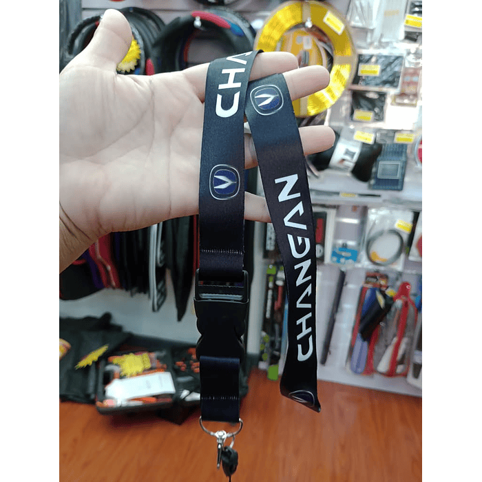 *🔥OFERTA RELÁMPAGO 🔥*   *LLAVERO TUNING LANYARD CHANGAN (NEGRO)*  5
