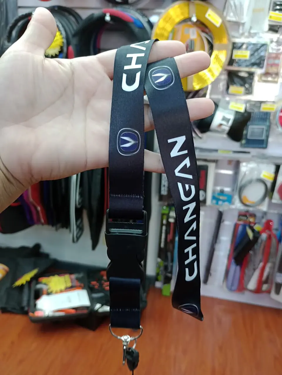 Relámpago llavero tuning lanyard changan (negro) 5