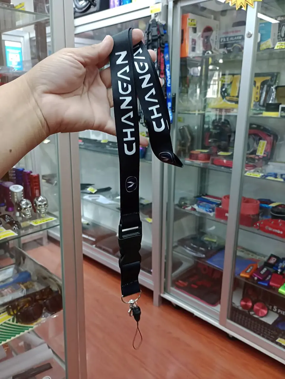 Relámpago llavero tuning lanyard changan (negro) 6