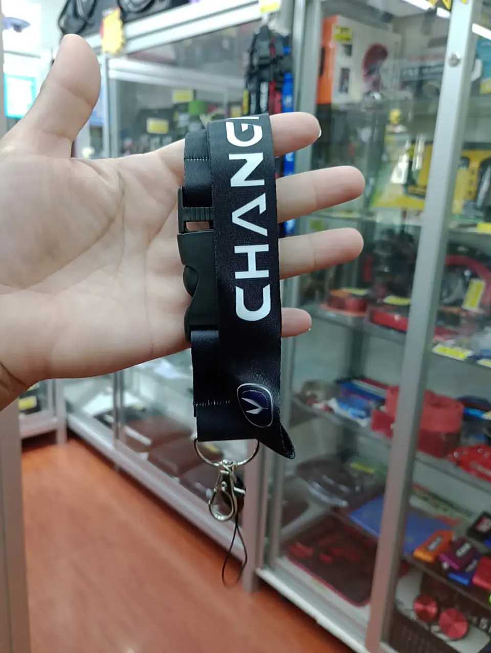 Relámpago llavero tuning lanyard changan (negro) 7