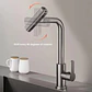 Llave Lavaplatos 4 Modos 360° Acero Inox Gris Bronce con 2 mangueras - Miniatura 2