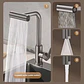 Llave Lavaplatos 4 Modos 360° Acero Inox Gris Bronce con 2 mangueras - Miniatura 4