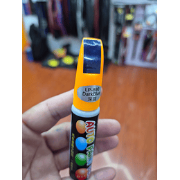  Lápiz de pintura para relleno de autos accesorio para reparar arañazos y rayones leves, resistente al agua, color Azul Oscuro dark blue