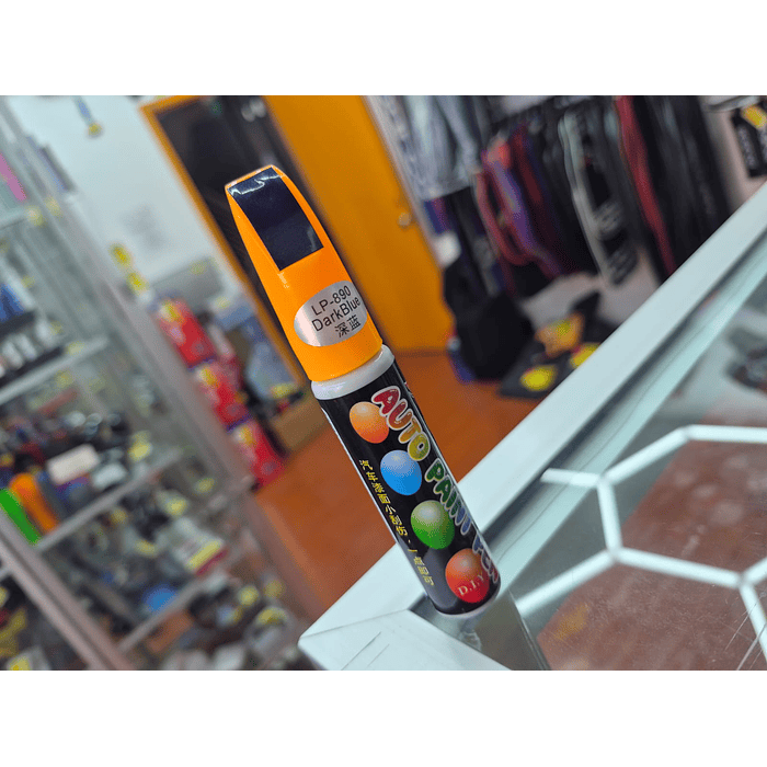  Lápiz de pintura para relleno de autos accesorio para reparar arañazos y rayones leves, resistente al agua, color Azul Oscuro dark blue 2