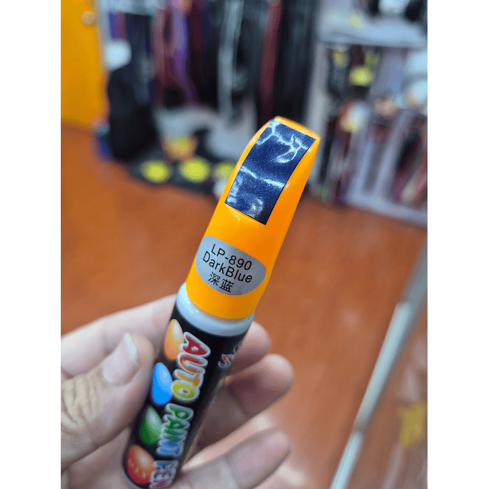  Lápiz de pintura para relleno de autos accesorio para reparar arañazos y rayones leves, resistente al agua, color Azul Oscuro dark blue 3