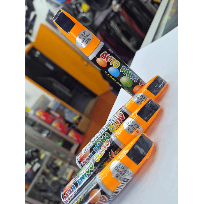  Lápiz de pintura para relleno de autos accesorio para reparar arañazos y rayones leves, resistente al agua, color Azul Oscuro dark blue 5