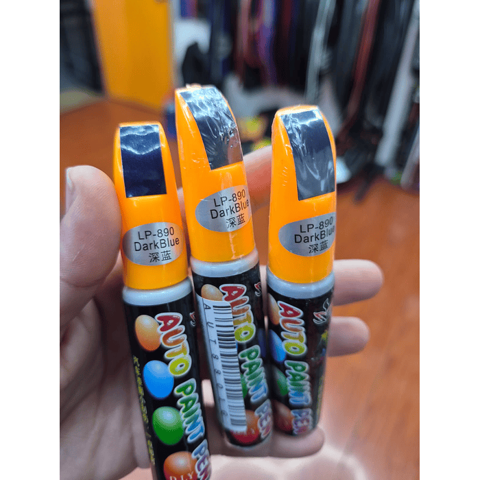  Lápiz de pintura para relleno de autos accesorio para reparar arañazos y rayones leves, resistente al agua, color Azul Oscuro dark blue 7