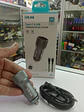 Cargador de auto tipo C USB con cable tipo C 45w 12v 24v - thumbnail 3