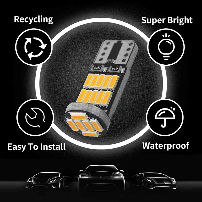 💥*Oferta liquidacion*💥  X2 unidades de Ampolletas led T10 W5W antierror canbus  5