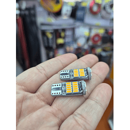 💥*Oferta liquidacion*💥  X2 unidades de Ampolletas led T10 W5W antierror canbus 