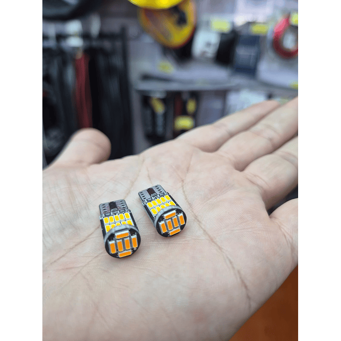 💥*Oferta liquidacion*💥  X2 unidades de Ampolletas led T10 W5W antierror canbus  7