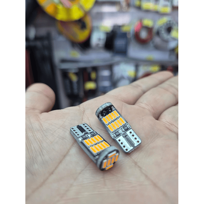 💥*Oferta liquidacion*💥  X2 unidades de Ampolletas led T10 W5W antierror canbus  10