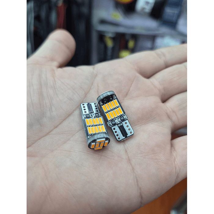 💥*Oferta liquidacion*💥  X2 unidades de Ampolletas led T10 W5W antierror canbus  11