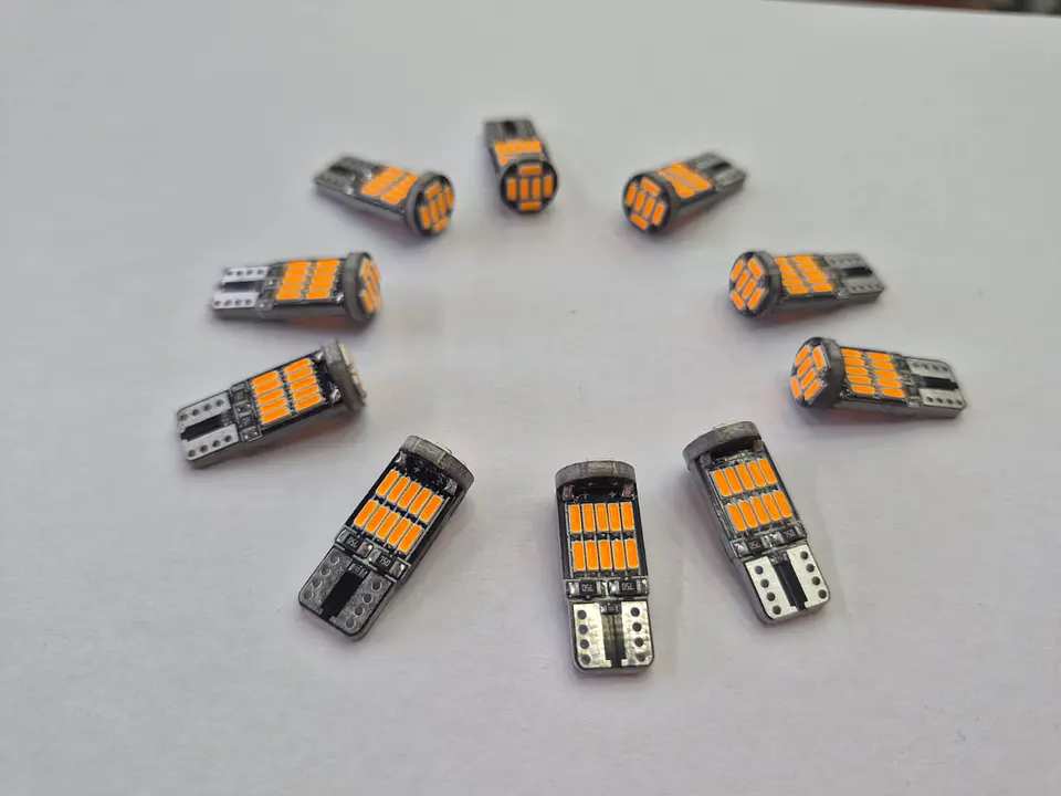 X10 unidades de Ampolletas led T10 W5W antierror canbus 4