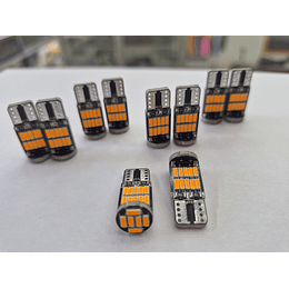💥*Oferta liquidacion*💥  X10 unidades de Ampolletas led T10 W5W antierror canbus.