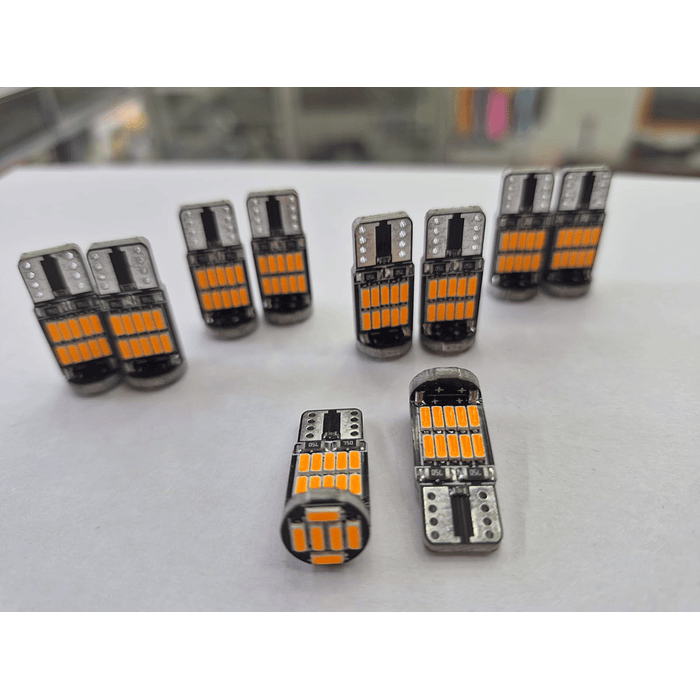 💥*Oferta liquidacion*💥  X10 unidades de Ampolletas led T10 W5W antierror canbus. 1