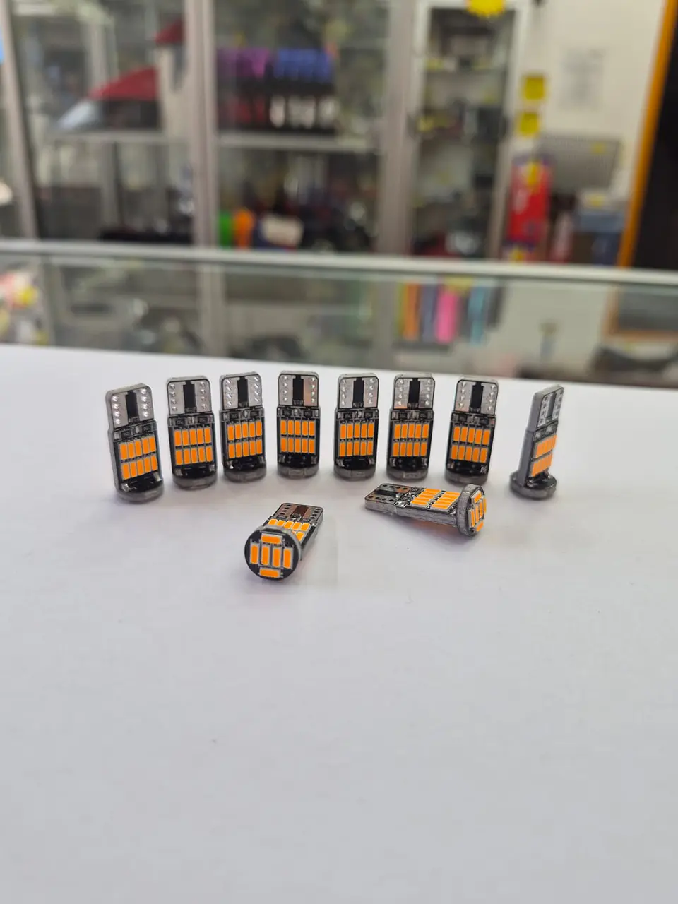 X10 unidades de Ampolletas led T10 W5W antierror canbus 8