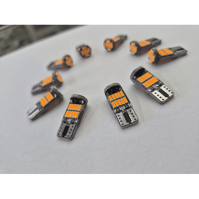 💥*Oferta liquidacion*💥  X10 unidades de Ampolletas led T10 W5W antierror canbus. 10