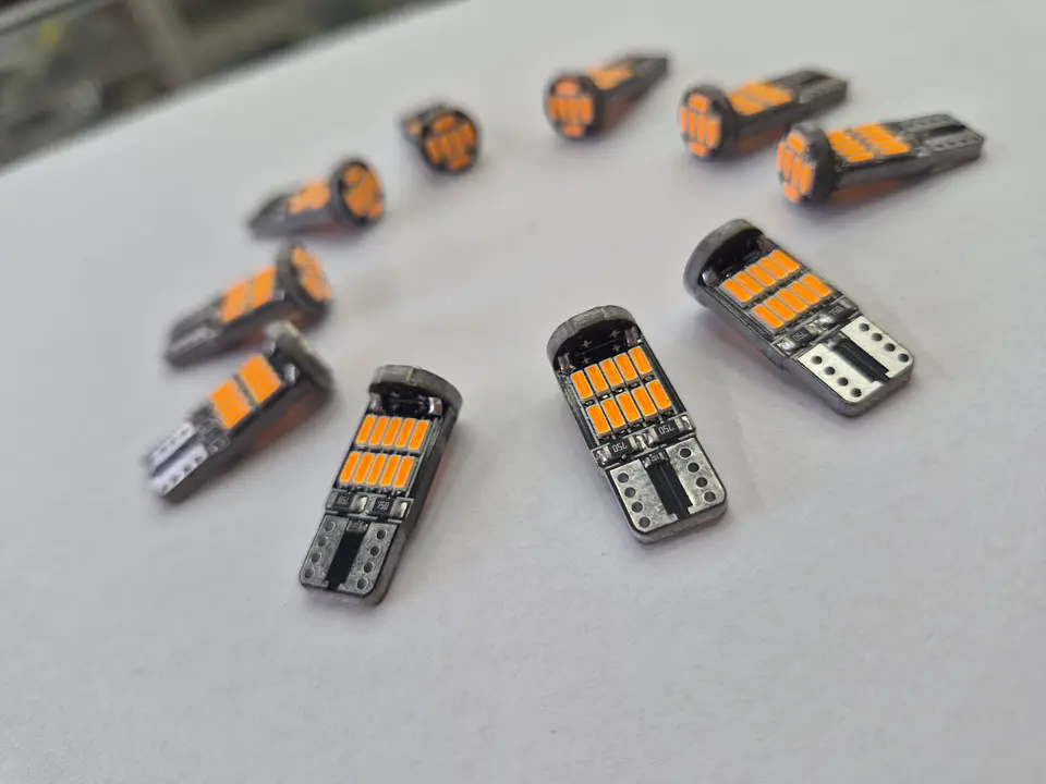X10 unidades de Ampolletas led T10 W5W antierror canbus 10