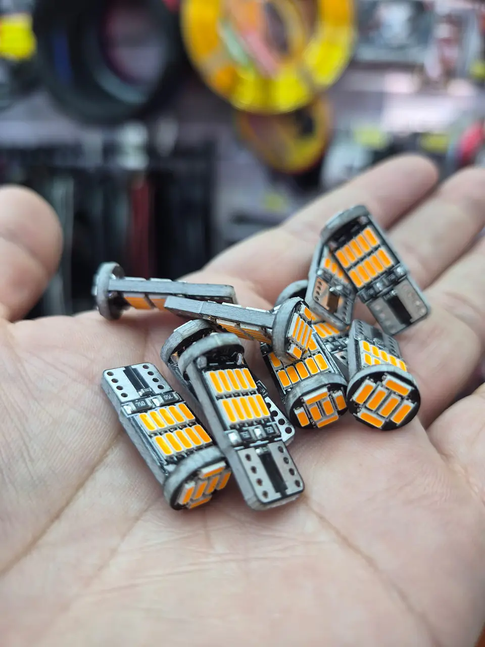 X10 unidades de Ampolletas led T10 W5W antierror canbus 14